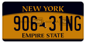 90631NG  license plate in NY