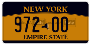 97200  license plate in NY