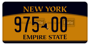 97500  license plate in NY