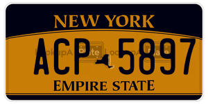 ACP5897  license plate in NY
