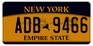 ADB9466  license plate in NY