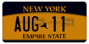 AUG11  license plate in NY