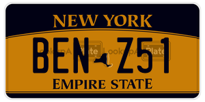 BENZ51  license plate in NY
