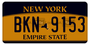BKN9153  license plate in NY