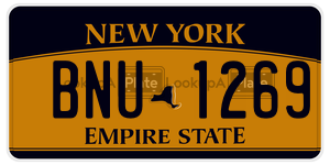 BNU1269  license plate in NY