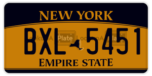 BXL5451  license plate in NY