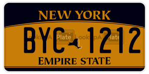 BYC1212  license plate in NY