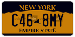 C468MY  license plate in NY
