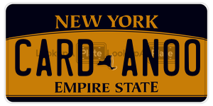 CARDANOO license plate in New York