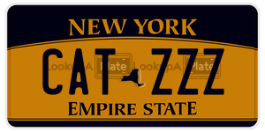CATZZZ license plate in New York
