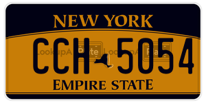 CCH5054  license plate in NY