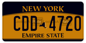 CDD4720  license plate in NY