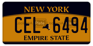 CEL6494  license plate in NY