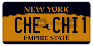 CHECHI1  license plate in NY