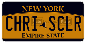 CHRISCLR  license plate in NY