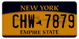 CHW7879  license plate in NY