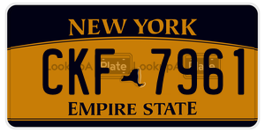 CKF7961  license plate in NY
