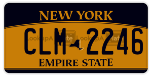 CLM2246  license plate in NY