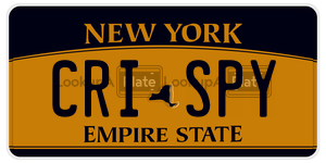 CRISPY  license plate in NY