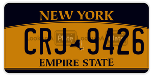 CRJ9426  license plate in NY