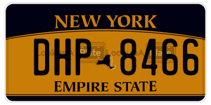 DHP8466  license plate in NY
