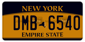 DMB6540  license plate in NY