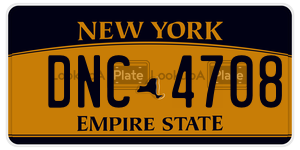 DNC4708  license plate in NY
