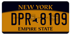DPR8109  license plate in NY