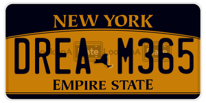 DREAM365 license plate in New York