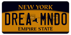 DREAMNDO  license plate in NY
