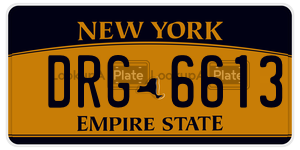 DRG6613  license plate in NY