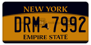 DRM7992  license plate in NY