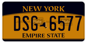 DSG6577  license plate in NY