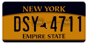 DSY4711  license plate in NY