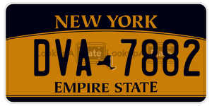 DVA7882  license plate in NY
