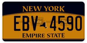 EBV4590  license plate in NY
