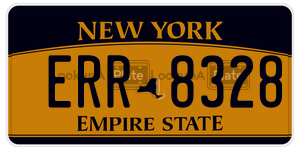 ERR8328 license plate in New York