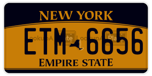 ETM6656  license plate in NY