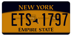 ETS1797  license plate in NY