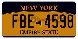 FBE4598  license plate in NY