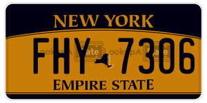 FHY7306  license plate in NY