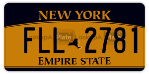 FLL2781  license plate in NY