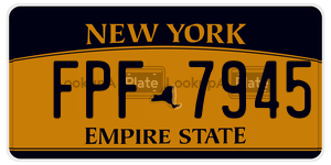 FPF7945  license plate in NY