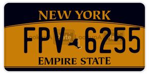 FPV6255  license plate in NY