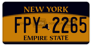 FPY2265  license plate in NY