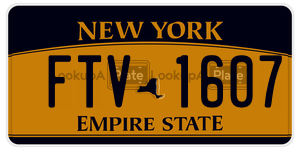 FTV1607  license plate in NY