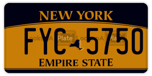 FYC5750  license plate in NY