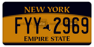 FYY2969 license plate in New York