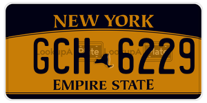 GCH6229 license plate in New York