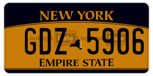GDZ5906 license plate in New York